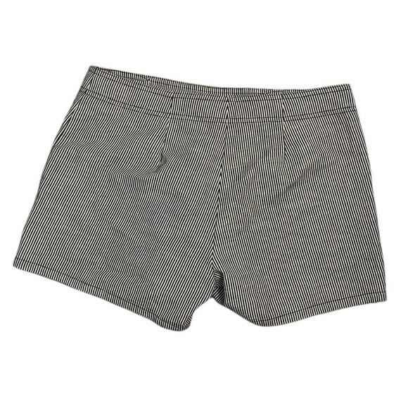 Trina Turk Cotton Woven Striped Sailor Button Shorts Size US 4 - Picture 2 of 4